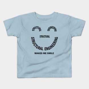 Structural Engineering Smile Kids T-Shirt